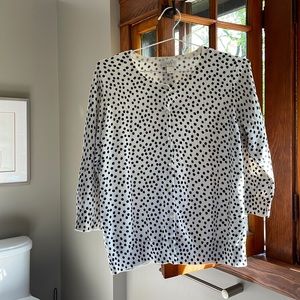 Sweet dotted cardigan from LOFT